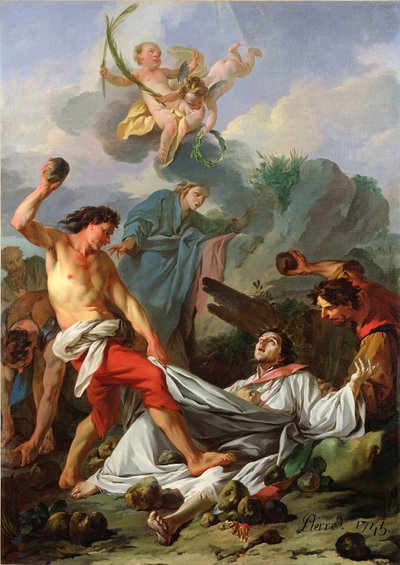 Martyrdom of St. Stephen by Jean Baptiste Marie Pierre